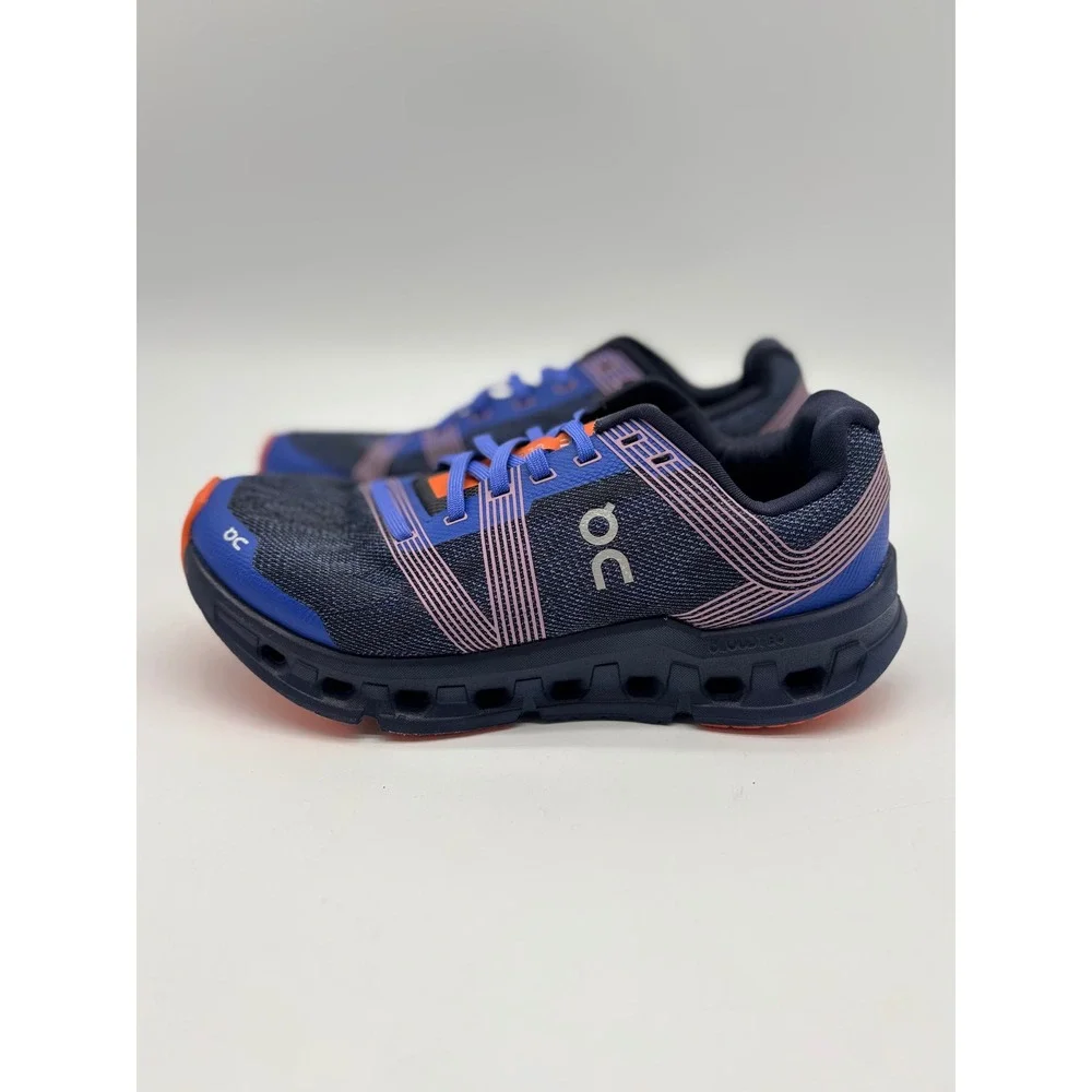 On Cloudgo Womens Running Shoes Indigo Ink Orange 55.98233 Sneaker US 7.5